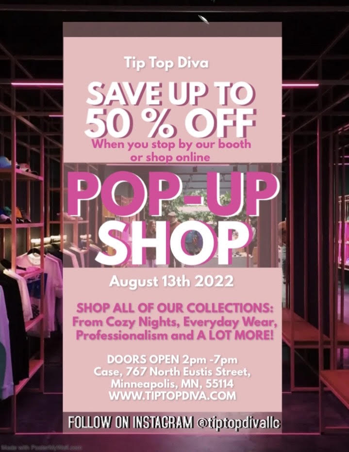 Pop Up Shop ~ August 13th 2022